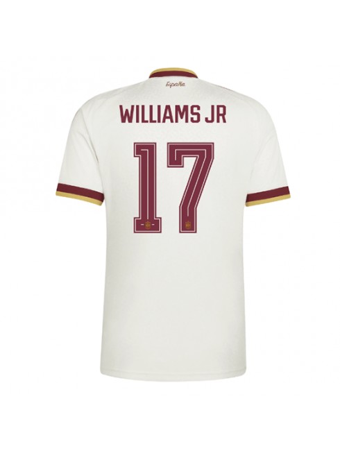 Spanien Nico Williams #17 Auswärtstrikot WM 2026 Kurzarm Spanien Nico Williams #17 Auswärtstrikot WM 2026 Kurzarm